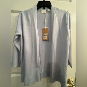 NWT Cyrus Light Blue Open Knitwear Cardigan size XS
